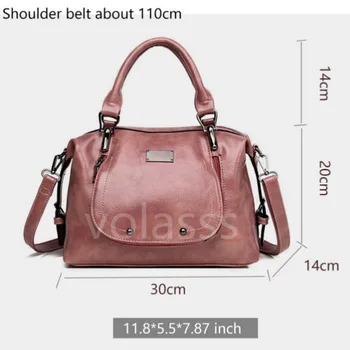 Nowa damska, modna skórzana torebka 2020 Boston Women ' s bag commuter ramię portfolio crossbody torby dla kobiet bolsos mujer sac