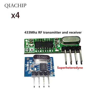 1 kpl. super-heterodyny 433 Mhz RF nadajnik i odbiornik moduł zestaw mały rozmiar dla Arduino uno Diy zestawy 433 Mhz pilot zdalnego sterowania