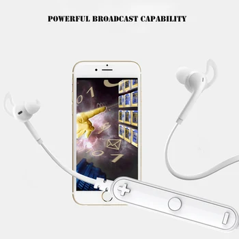 AWEI A610BL Bezprzewodowej Słuchawki Bluetooth, Słuchawki z mikrofonem stereo 3D zestaw słuchawkowy słuchawki douszne do telefonu telefony komórkowe