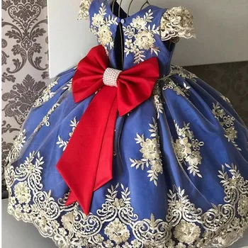 4-10 lat dzieci strój dla dziewczyn, ślub tiul koronki sukienka kwiat elegancki Księżniczka suknia korowód sukienka dla dzieci-młodzieży sukienka