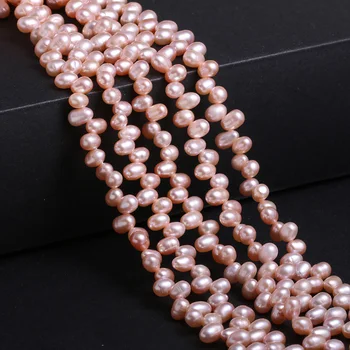 Naturalne słodkowodne perły koraliki wysokiej jakości ziemniaków w kształcie wpływ luźne koraliki do tworzenia biżuterii DIY bransoletka naszyjnik akcesoria
