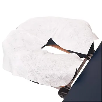 Jednorazowe 100szt włókniny zagłówek poduszka papier uroda i spa łóżko pokrywa stołu masaż twarzy kolebka stół zagłówek pokrywy