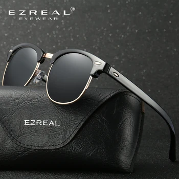 EZREAL moda męska spolaryzowane okulary dla mężczyzn oryginalny marki projektant okulary dla kobiet Polaroid Gafas De Sol Vintage Oculos De Sol