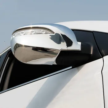 Boczne lusterka pokrywa do Hyundai IX35 2009-2013 2016 akcesoria samochodowe stylizacja ABS chrom