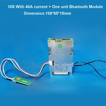 10S 36V bateria litowa PCB i smart BMS z funkcją Bluetooth APP software 42V rower elektryczny inteligentny system ochrony