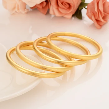 Dubai złota biżuteria 4szt bransoletki dla kobiet etiopczyk bransoletki Bracelets biżuteria chińska ślub ślubne, bransoletki prezent