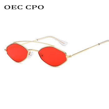 OEC CPO 2019 nowa moda unisex owalne okulary Kobiety marka konstrukcja wysokiej jakości metalowa oprawka, okulary mężczyźni UV400 Oculos O177
