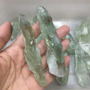 Naturalny, Nieprzetworzony Zielony Kwarc Kryształ Kamień Twarde Próbki Minerałów Leczniczy Kamień Reiki