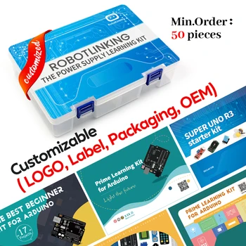 Super Starter Kit dla Arduino UNO R3 with CD Tutorial Electronic DIY Kit With Tutorial Educational STEAM Kit Kids Gift