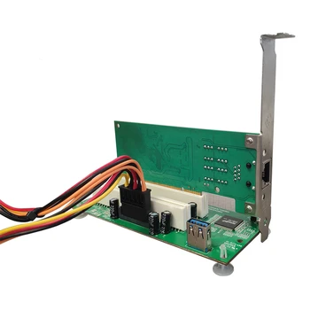 PCI-Express to PCI Card PCIe to Dual Slot Pci Expansion Card USB 3.0 Add on Cards Converter TXB024