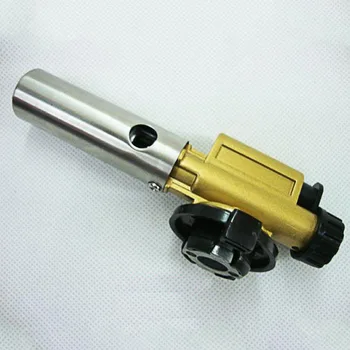 Automatyczne płomień pistolet Latarka Butan elektroniczny zapłon ogrzewanie rzucie 803 miedziane palniki gazowe lub herbaty gotowanie piknik grill spawanie
