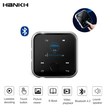 HBNKH R320 MP3 HIFI, odtwarzacz Bluetooth Mini Metal Video, radio FM, dyktafon 1,8 calowy ekran dotykowy z funkcją hamowania karty TF