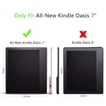 Biznes klapki Samrt skórzane etui do Amazon Kindle Oasis 7.0 2017 etui do Amazon Kindle Oasis 2 2017 7.0 inch Tablet case+uchwyt