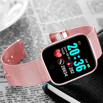 2021 Smart Watch kobiety mężczyźni Smartwatch fitness tracker zegarek Sportowy wodoodporny bransoletka dla Android iOS elektronika zegarki
