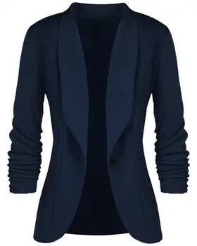 2020 wiosna jesień moda blazer kurtka damska garnitur Europejska praca OL szczupła garnitur marynarka z długim rękawem Mujer marynarka kurtki 11