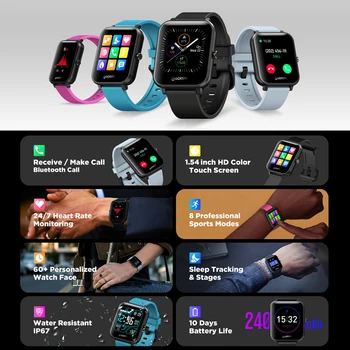 Zeblaze GTS Bluetooth Smart Watch 1.54