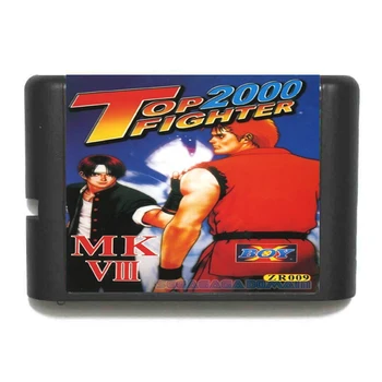 Top Fighter 2000 16 bitowa mapa gry dla MD Sega Mega Drive For Genesis