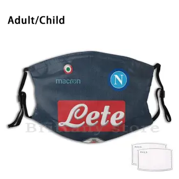 Napoli / Special Denin&Jeans Euro Club Adult Kids Pm2.5 Filter Diy Mask Napoli Top Migliori Maglie Napoli Maglia Napoli 2020