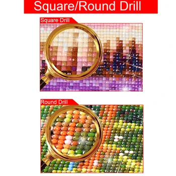 5D DIY Diament haft krzyżem Riverside dom pełen kwadratowy/okrągły Diament mozaika Diament malowanie dekoracji HYY