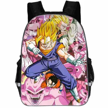 16 calowe popularne plecaki Goku Z Vegeta Super Plecaki For Teenagers Violetta Bag For Children Girls Boys Birthday Gifts School Bookbags