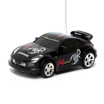 7x3x2.5 cm 20 km/h sterowanie radiowe wyścigi mini-Koks może samochodzik wbudowana bateria 85 mah z kontrolerem drogowe dla dzieci prezent