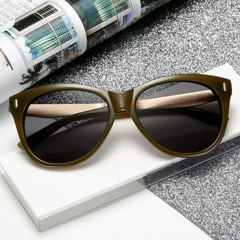 Marka projekt Cat Eye okulary dla kobiet nowa moda luksusowe Cateye okulary przeciwsłoneczne UV400 okulary odcienie punkty gafas de sol mujer