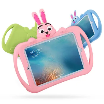 3D kreskówka case dla Apple iPad 2 3 4 A1458 A1459 Kids Friendly Handle Składana podstawka Tablet Protector Case Cover Shell