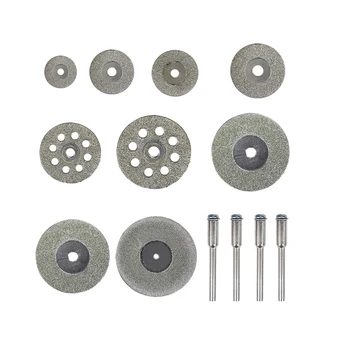 XCAN Diamond Cutting Disc 32pcs Mini Circular Saw Blade Set Diamond Grinding Wheel for Dremel Rotary Tools