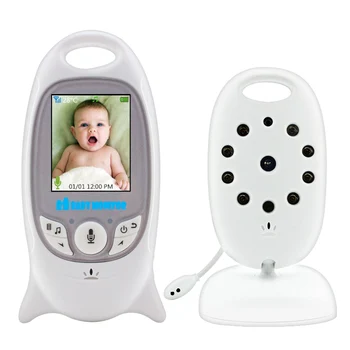 Niania Bezprzewodowa Video Kolorowe Widzenie W Nocy, Plac Aparat Bezpieczeństwa V601 Temperatura Baby Eletronica