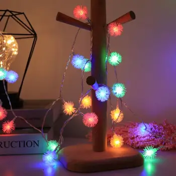 10 m 100 LED fugu piłkę garland smyczki światła Kartki lampa boże Narodzenie wakacje otwarte ślub wspaniałe światła dekoracji