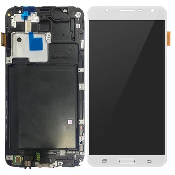 Samsung Galaxy J7 NXT Core J701F J701M J701F/DS J701 J701H wyświetlacz LCD ekran dotykowy digitizer z ramką Home Button + zestawy
