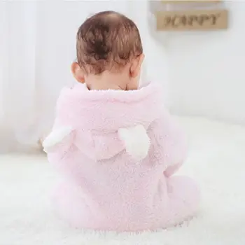 Kombinezony dla dzieci 2019 zima noworodka dziewczynka odzież kombinezon z kapturem dziecięca ciepły kombinezon zwierząt Baby Boy garnitur