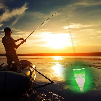 5szt 17cm świecące ryby światło podwodna lampa łodzi rybackich, aby przyciągnąć ryby wielokolorowe światło do nocnych połowów sprzęt narzędzia