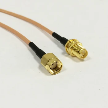 RP SMA Male Switch RP-SMA Female Pigtail Kabel RG316 30cm for wireless router Wholesale
