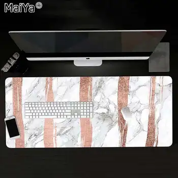Maya różowe złoto biały marmur indywidualne podkładki pod myszy komputer laptop anime podkładka pod mysz Bezpłatna wysyłka Duży podkładka do myszy, klawiatury mata